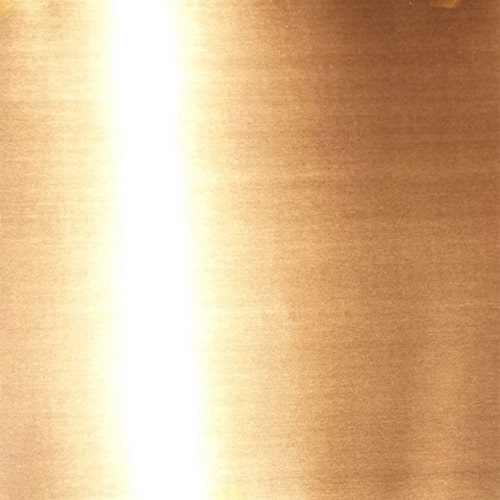 Золотой нержавеющий лист с покрытием нитрид титана 1000x2000x0.4 мм AISI 304