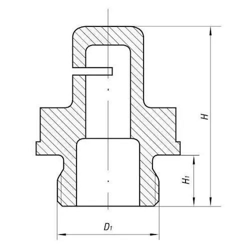 Щелевой секторный распылитель 588-3022 ГОСТ 10579-2017
